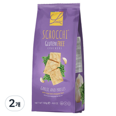 Laurieri master bakers Sgroccoli 無麩質大蒜歐芹脆餅, 100g, 2個