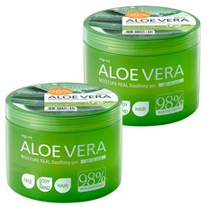 水果奈良蘆薈保濕舒緩凝膠, 500ml, 2罐