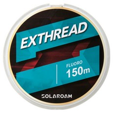 TORAY SOLAROAM Exthread 碳纖維線 碳纖線 卡夢線 1.4號 5LB, 卡夢線 藍色 + 透明色, 150m, 1個