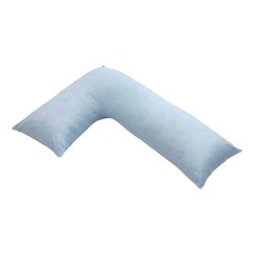 EmBrace 英柏絲 護理級L型翻身護理枕 表布35%棉+65%聚酯纖維 內裡布100%聚酯纖維(大和抗菌) 台灣製造, 蜜糖藍