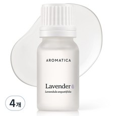 아로마티카 퓨어 에센셜 오일 라벤더향, 10ml, 4개