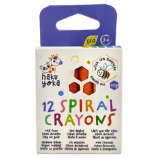 haku yoka 螺旋蠟筆, 12色, 1組