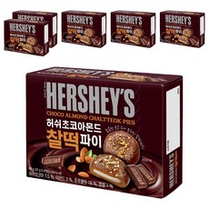 허쉬 초코아몬드 찰떡 파이, 88g, 6개
