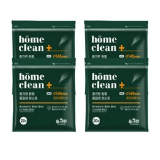 Home Clean 圓形濕拖清潔布 強效去汙款 20片, 4個