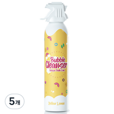 獨特的泡泡潔面乳黃檸檬香, 5個, 250ml