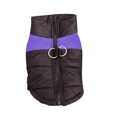 捷華寵物防寒羽絨衣, 紫色, 1件