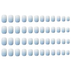 Nature's Farmer Collection 自然農夫系列美甲片 24片組 PD-190, PD-190 Milk Blue Gradation, 2個