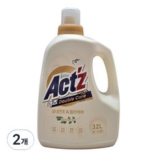 Act'z 雙效護理Plus液體洗衣精 正裝 尤加利香, 2個, 3.2L