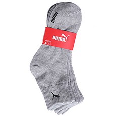 PUMA 吸濕排汗機能性運動Aerosilver中筒襪, 1套, 灰色