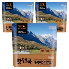 이지밥 핫앤쿡 매콤 짜장 비빔밥, 120g, 3개