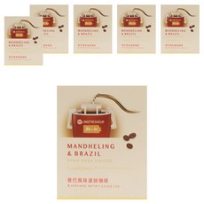 鮮一杯 曼巴風味濾掛咖啡 100%純研磨咖啡, 9g, 8包, 6盒