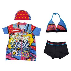 Summer love 夏之戀 大女比基尼三件式, 多色
