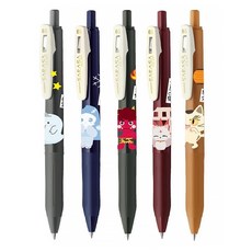 ZEBRA 斑馬牌 SARASA 鋼珠筆 5色組, 0.5mm, 百鬼夜行