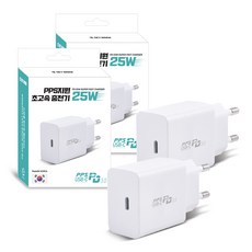 DC NET WORK PD PPS Type-C快速充電器, 白色, 2個
