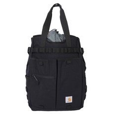 carhartt 尼龍束口兩用托特後背包 28L B0000419-001, 黑色