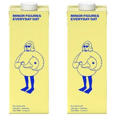 MINOR FIGURES 小人物 每日燕麥奶, 1L, 2瓶