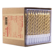 your Candle 大容量蛋糕生日蠟燭, 100個, 05 金屬金