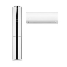 캐리어 52.8㎡(16평) + 18.7㎡(5.7평) 2 in 1 멀티 스탠드형 에어컨 + 벽걸이형 에어컨 CPVM-AA163SAGH 방문설치, 일반배관형