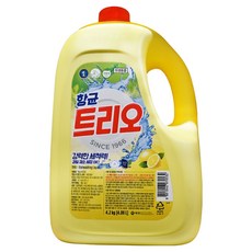 Trio 蔬果碗盤洗潔精 檸檬香, 4.2kg, 1瓶