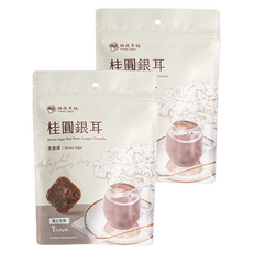 糖鼎 黑糖磚 桂圓銀耳 (30g/顆) 獨立包裝, 7顆, 2袋