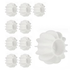 Market Plan 洗衣棒 防皺防纏繞矽膠洗衣球, 10個, 白色