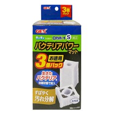 日本gex 納豆菌過濾器替換濾材 s/m 水妖精 納豆菌 活性碳 白棉 替換棉, 1入