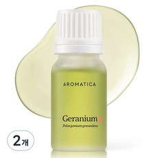 아로마티카 제라늄 에센셜 오일, 10ml, 2개