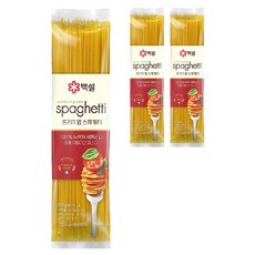 백설 스파게티면, 250g, 3개
