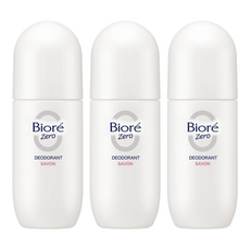 Biore 蜜妮 台灣公司貨 排汗爽身淨味劑 潔淨皂香 滾珠型, 40ml, 3瓶