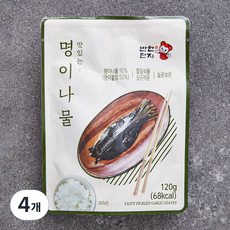 반찬단지 명이나물, 120g, 4개