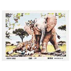 ArtLife 藝術生活 DIY數字油畫 88895 50 x 40cm, 麻吉, 1盒