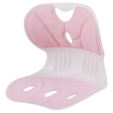 DAEHAN Mol 1人用端正姿勢靠背坐墊椅, 淺粉色