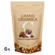 라푸르미 그랜드 헤이즐넛앤드다크초콜릿 그래놀라, 6개, 283g