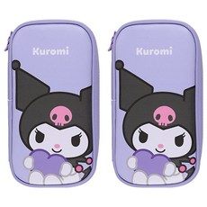 三麗鷗角色 大臉筆袋, 2個, 酷洛米