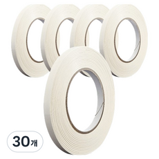 문구마을 다용도 양면테이프 10mm x 50m, 반투명, 30개
