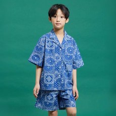 vavkids 兒童透氣佩斯利花紋上下裝套組