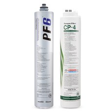 Paragon Filter 多功能直飲雙效廚下型淨水器替換濾心2件組, PF6, CP4, 1套