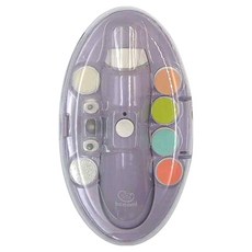 Ecoomi 嬰兒充電磨甲機，配有9個磨頭和USB充電線, 紫色, 1件