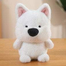 아이끌레 보들 동물 캐릭터 봉제인형, 16cm, 화이트강아지, 1개
