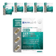 Chong Kun Dang 鍾根堂 超臨界rTG Omega-3植物性膠囊, 30顆, 7個