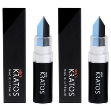 Kratos 男士魔法潤唇膏 3.5g, 混色, 2個