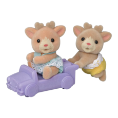 EPOCH Sylvanian Families 森林家族 馴鹿雙胞胎玩具 - 適合3歲以上兒童, 1個