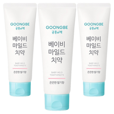 궁중비책 베이비 마일드 치약 은은한 딸기향, 80g, 3개