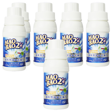 MAO BAO2 毛寶兔 超天然小蘇打活氧殺菌漂白素 有效去除頑固污漬 適用於嬰幼兒衣物 預防衣物發黃 環保無污染, 330g, 6瓶