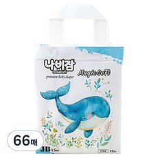 나비잠 매직소프트 팬티형 기저귀 남여공용, 점보형(2XL), 66매