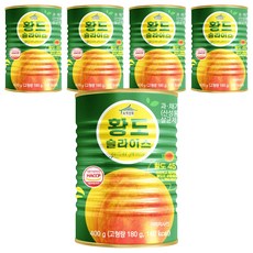 GreenFoodMarket 黃桃切片, 5個, 400g