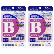 DHC 持續型維他命B群, 緩釋配方，含8種維生素B，30日份, 60顆, 13.8g, 2包