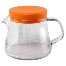 CAFEC Tritan款咖啡下壺, 400ml, 1個, 壺身 + 壺蓋
