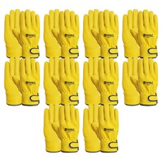 KameLo 氬焊手套 雙手套組 890-LY, 10個, 黃色
