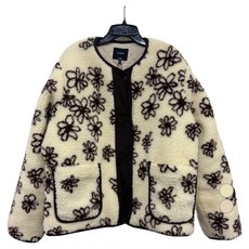 Lap 女款花朵羊羔毛絎縫夾克 AR4MZA63